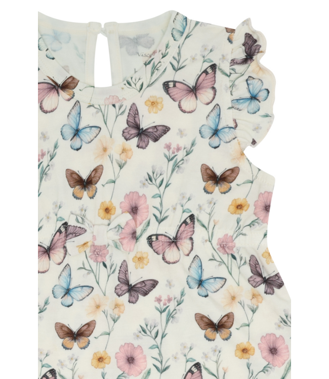Hust & Claire Bambus Strampler Milu Butterfly