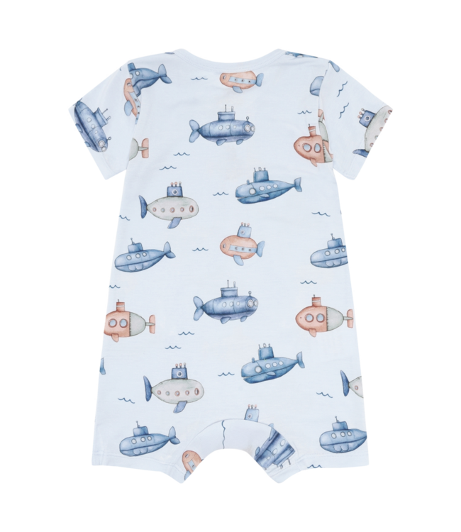 Hust & Claire Bambus Strampler Milu Submarine