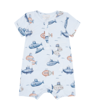 Hust & Claire Bambus Strampler Milu Submarine