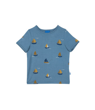 Finkid Bambus T-Shirt ILTA SUN bluestone
