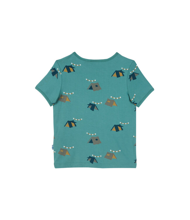 Finkid Bambus T-Shirt ILTA SUN deep jungle