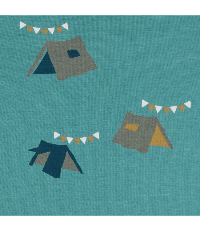 Finkid Bambus T-Shirt ILTA SUN deep jungle