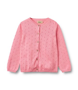 Wheat Mädchen Strickjacke Maia bubblegum