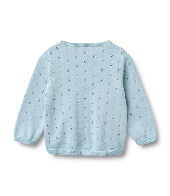Wheat Baby Strickjacke Maia summer sky