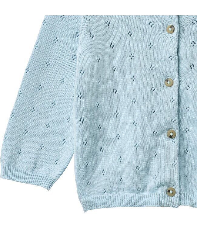 Wheat Baby Strickjacke Maia summer sky