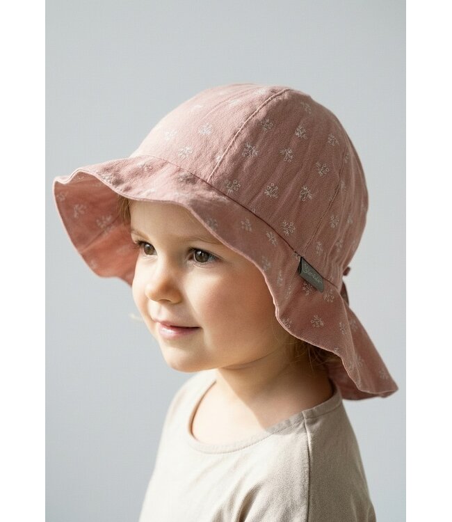 Sterntaler Mädchen Sonnenhut mattrosa UV 50+
