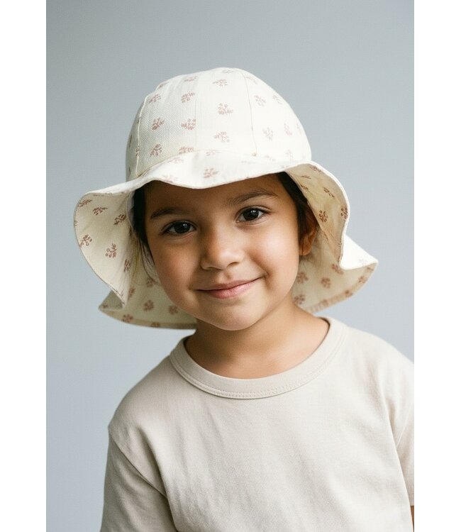 Sterntaler Mädchen Sonnenhut natur UV 50+