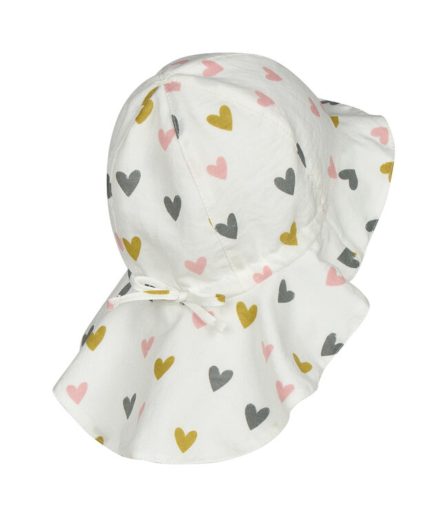 Sterntaler Mädchen Sonnenhut mit Nackenschutz UV 50+