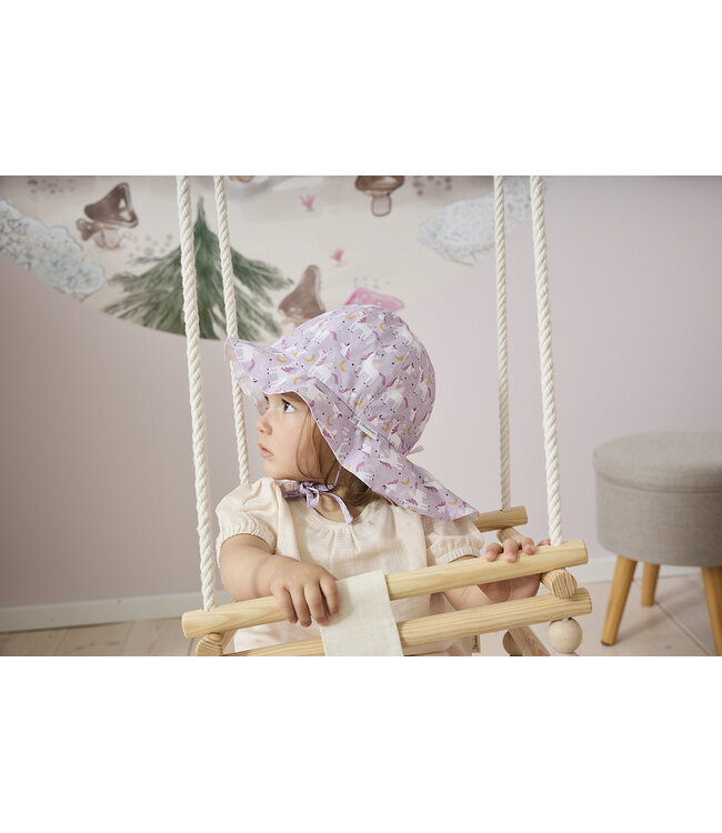 Sterntaler Mädchen Sonnenhut Einhörnern UV 50+