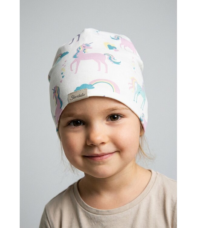 Sterntaler Mädchen Übergangsmütze Einhörner