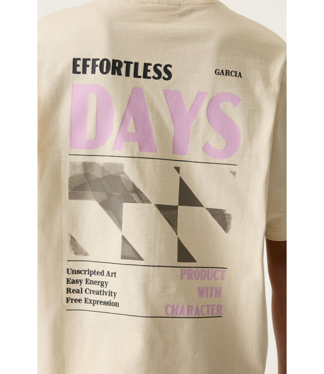 Garcia Jungen T-Shirt beige