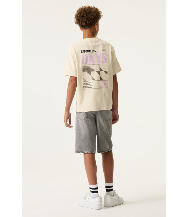 Garcia Jungen T-Shirt beige