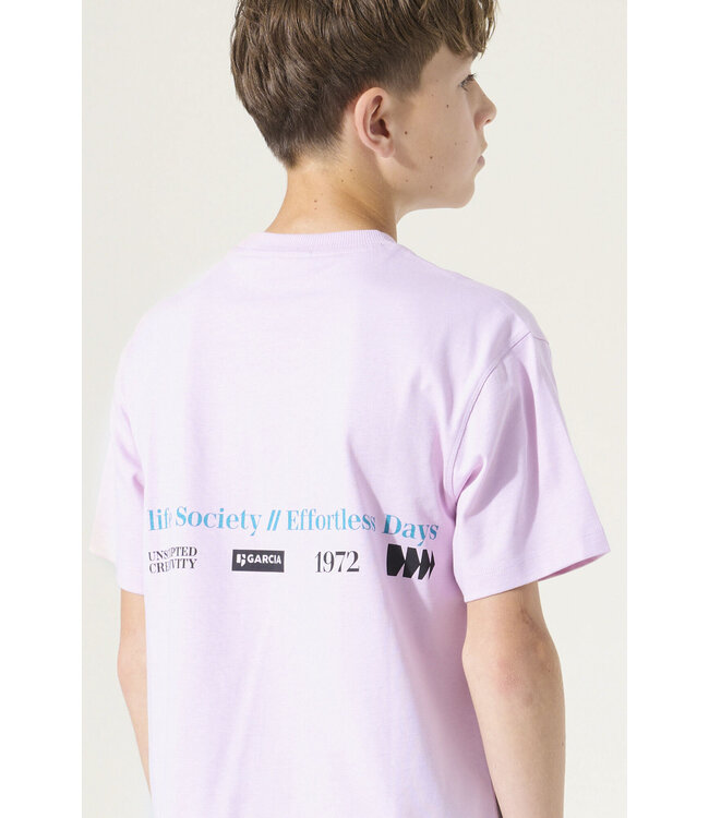 Garcia Jungen T-Shirt rosa