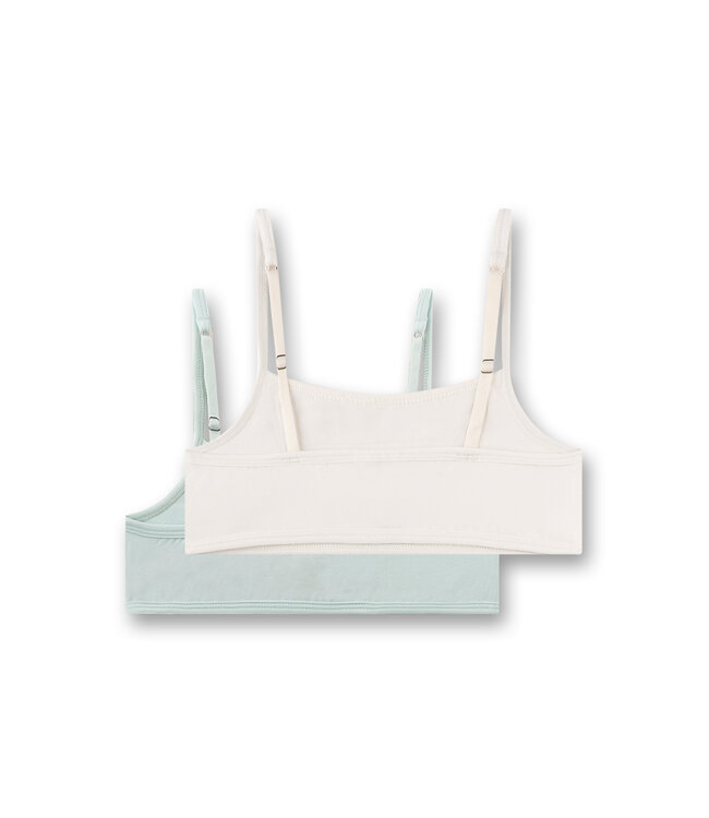 Sanetta Mädchen-Bustier (Doppelpack) uni