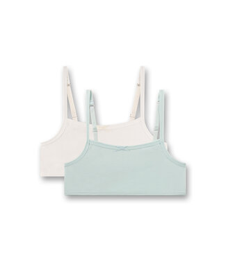 Sanetta Mädchen-Bustier (Doppelpack) uni