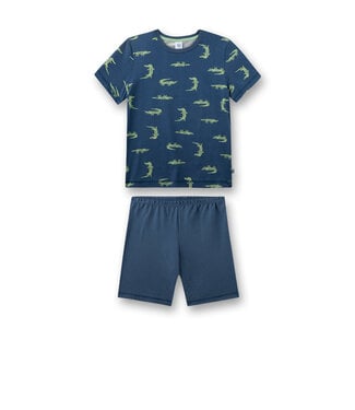 Sanetta Jungen-Schlafanzug kurz Krokodil