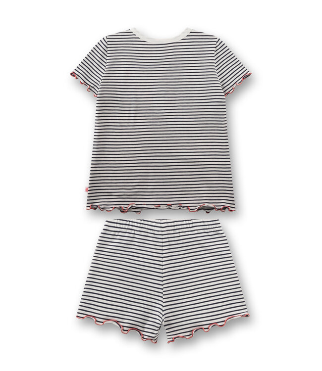 Sanetta Mädchen Schlafanzug kurz Erdbeere