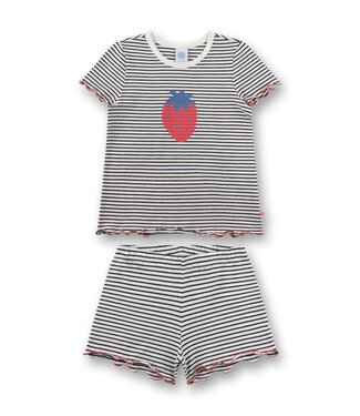 Sanetta Mädchen Schlafanzug kurz Erdbeere