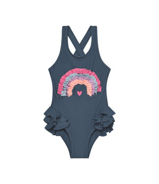 Color Kids Mädchen Badeanzug Turbulence