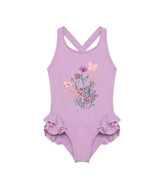 Color Kids Mädchen Badeanzug Lavender Mist