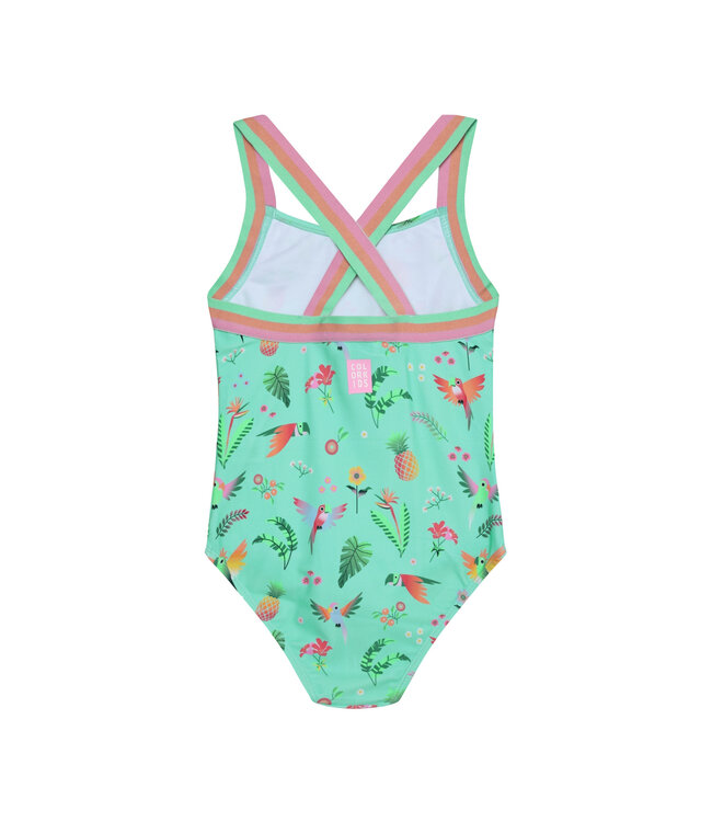 Color Kids Mädchen Badeanzug Cabbage