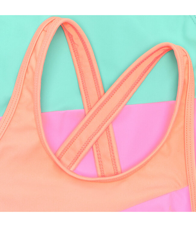 Color Kids Mädchen Badeanzug Colorblock