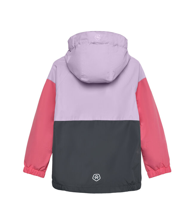 Color Kids Regenjacke Colorblock Orchid Bloom