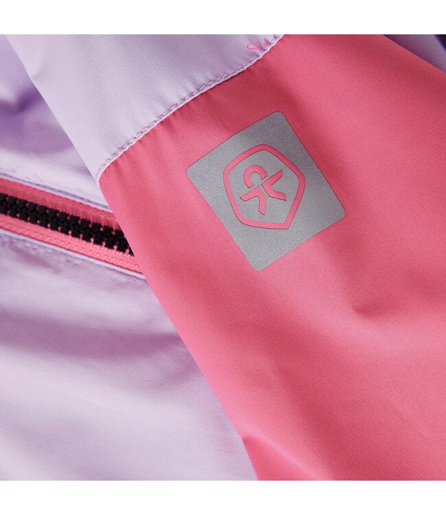Color Kids Regenjacke Colorblock Orchid Bloom