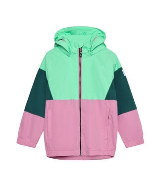 Color Kids Regenjacke Colorblock Begonia Pink