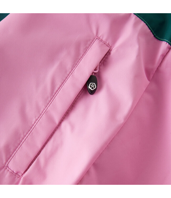 Color Kids Regenjacke Colorblock Begonia Pink