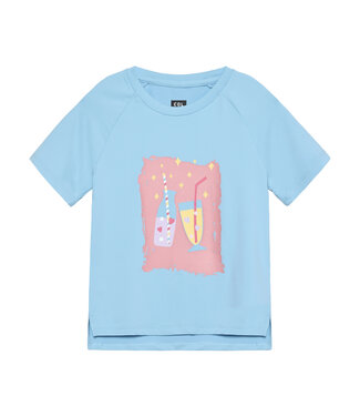 Color Kids Sport T-Shirt Cerulean