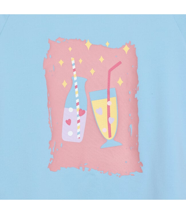 Color Kids Sport T-Shirt Cerulean