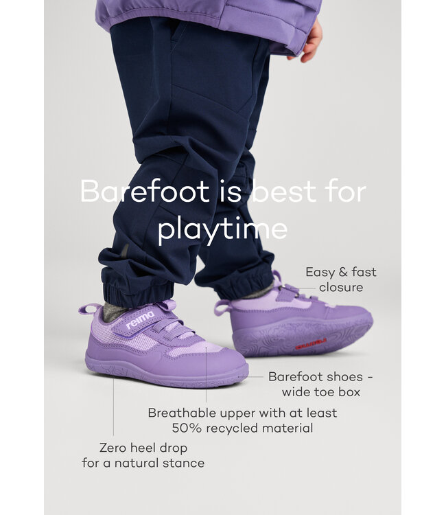 Reima Kinder Barfussschuh Telmin Kids Misty Violet