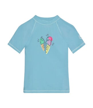Color Kids Badeshirt UV60+ Cerulean