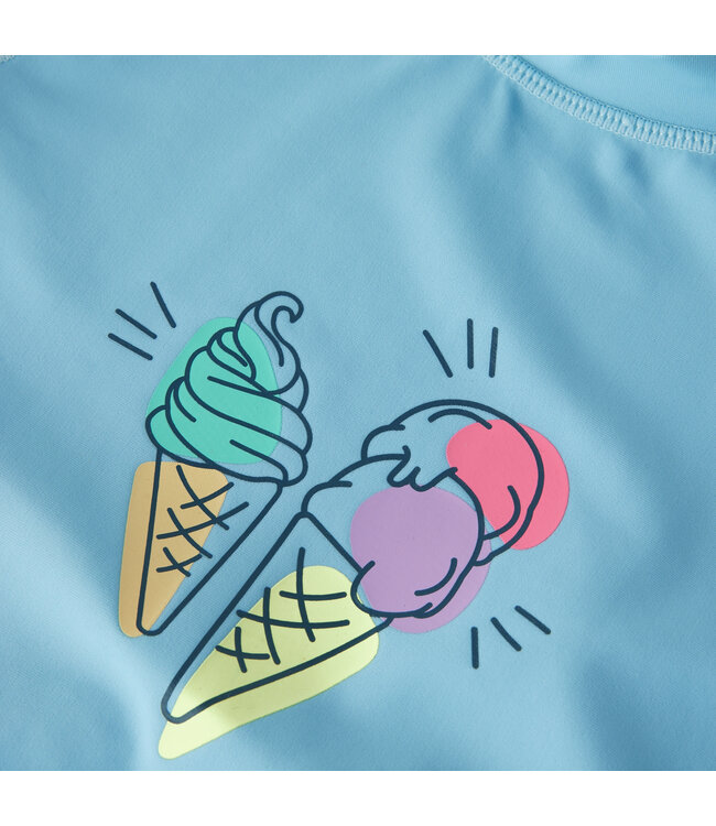 Color Kids Badeshirt UV60+ Cerulean