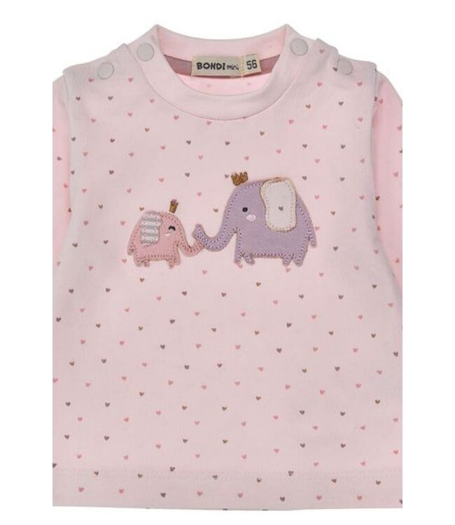 Bondi Baby langarm Shirt Herzchenallover