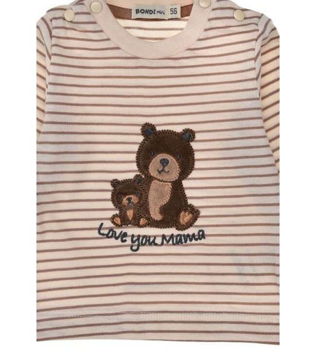 Bondi Baby langarm Shirt Love you Mama