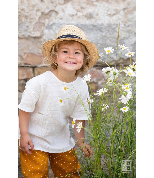 Pure Pure Kinder Strohhut storm-blue