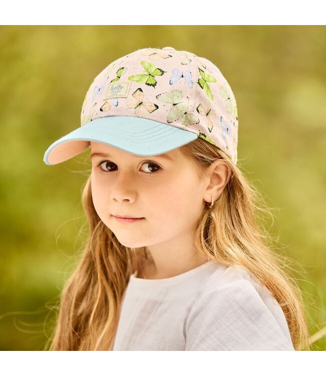Maximo Mädchen Baseball Cap Schmetterlinge