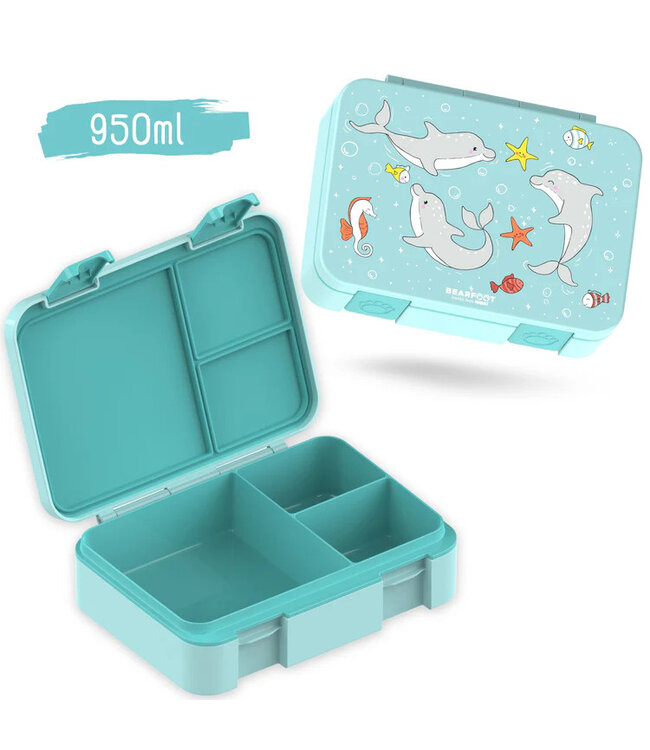 Bearfoot Brotdose Bento box COMPACT Delfin