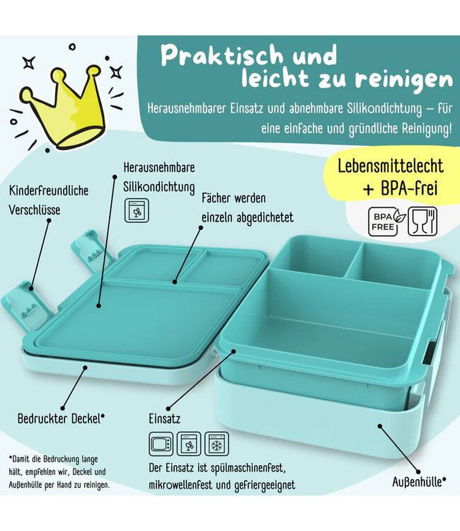 Bearfoot Brotdose Bento box COMPACT Delfin