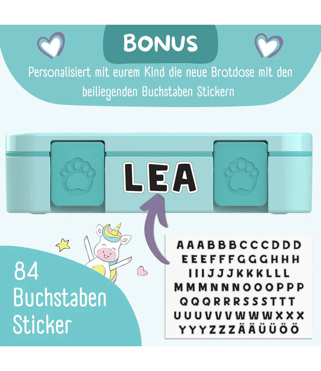 Bearfoot Brotdose Bento box COMPACT Delfin