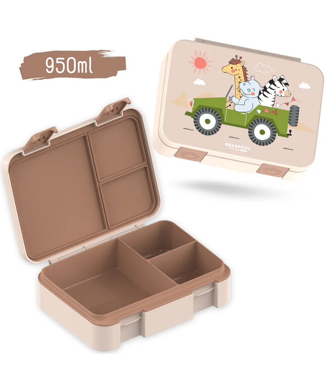 Bearfoot Brotdose Bento box COMPACT Safari