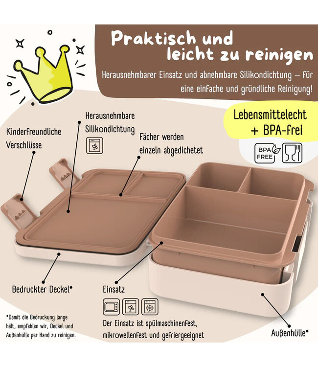 Bearfoot Brotdose Bento box COMPACT Safari