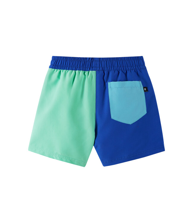 Reima Jungen SunProof Badeshorts Palmu Sparkly Blue