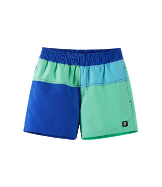 Reima Jungen SunProof Badeshorts Palmu Sparkly Blue