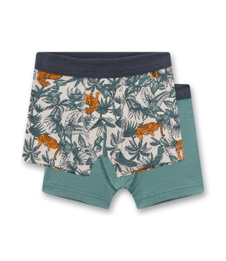Sanetta Jungen-Shorts (Doppelpack) Leopard