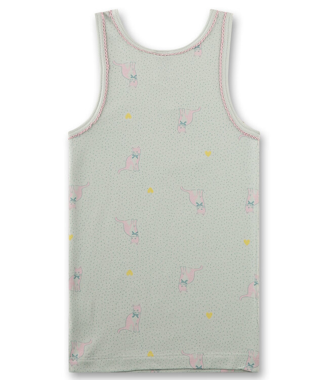 Sanetta Mädchen-Unterhemd Katze