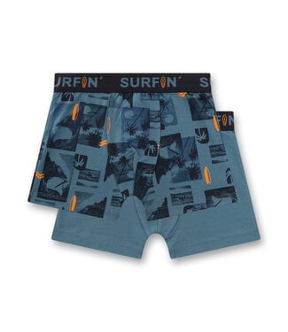 Sanetta Jungen-Shorts (Doppelpack) Surfen