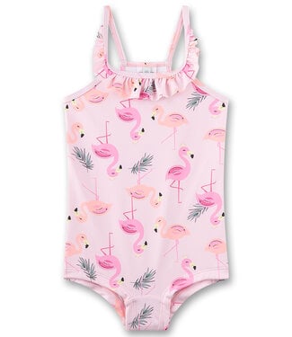 Sanetta Mädchen Badeanzug Flamingo